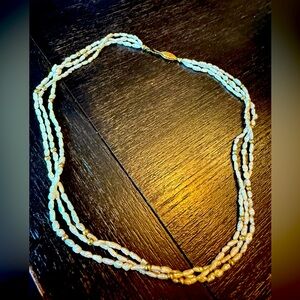 Vintage Rice Pearl Necklace